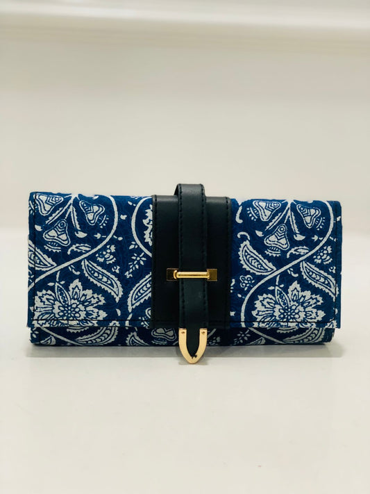 Blue Blossom Wallet — original Shigora product photo