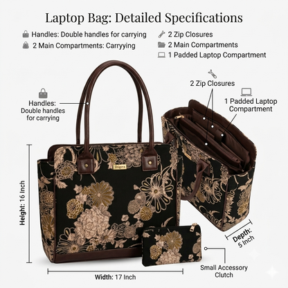 Black Floral by Shigora — product photo 3