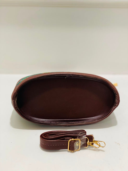 Violet Bloom Satchel Bag