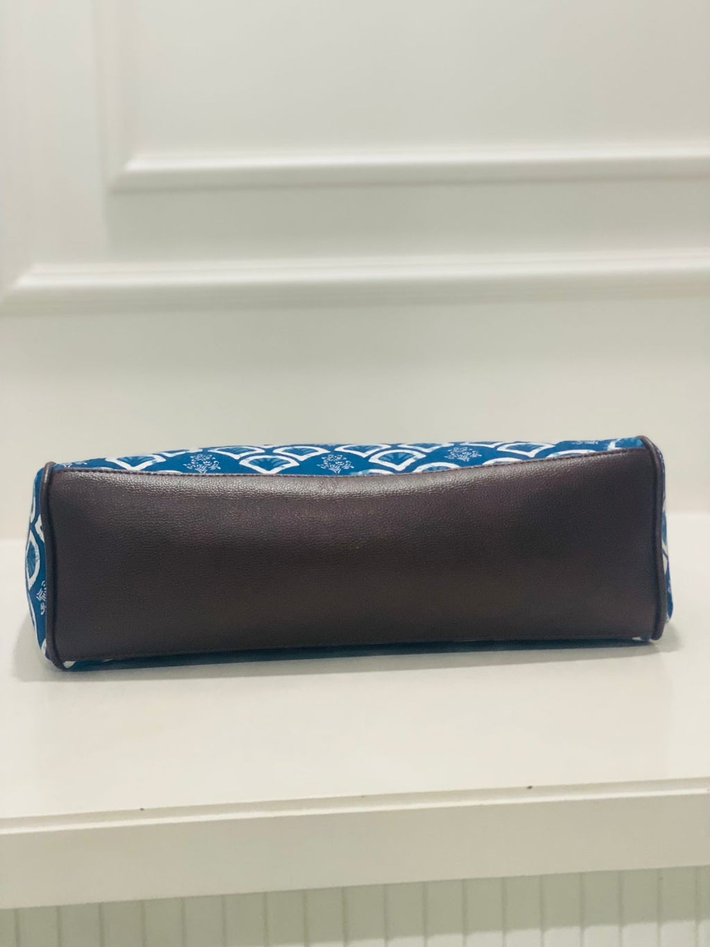 Aqua Blue  Spacious Classic Office bag with laptop partition