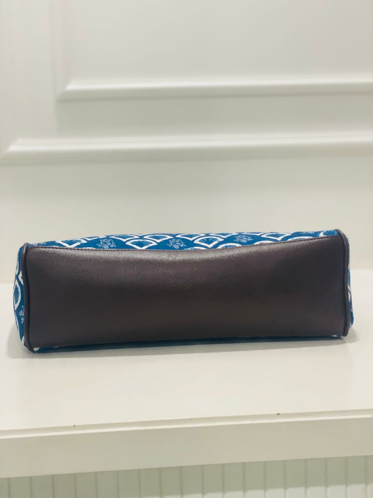 Aqua Blue  Spacious Classic Office bag with laptop partition