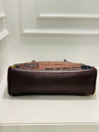 Coffee Brown Spacious Laptop Bag