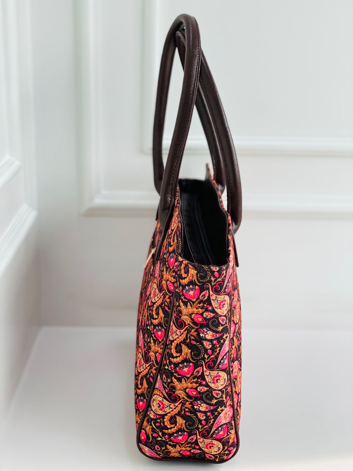 Paisley Print  Spacious Classic Office bag with laptop partition