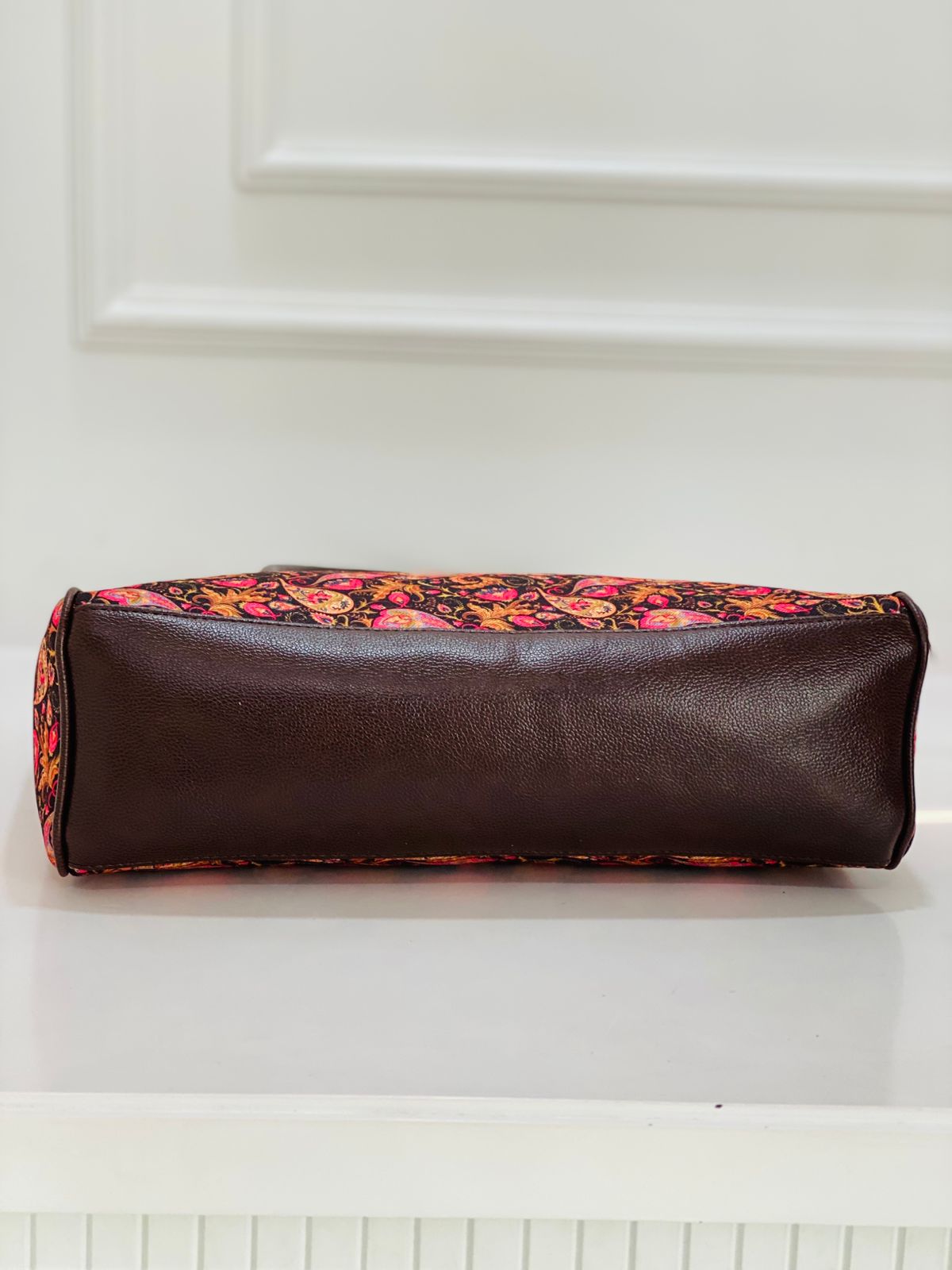 Paisley Print  Spacious Classic Office bag with laptop partition