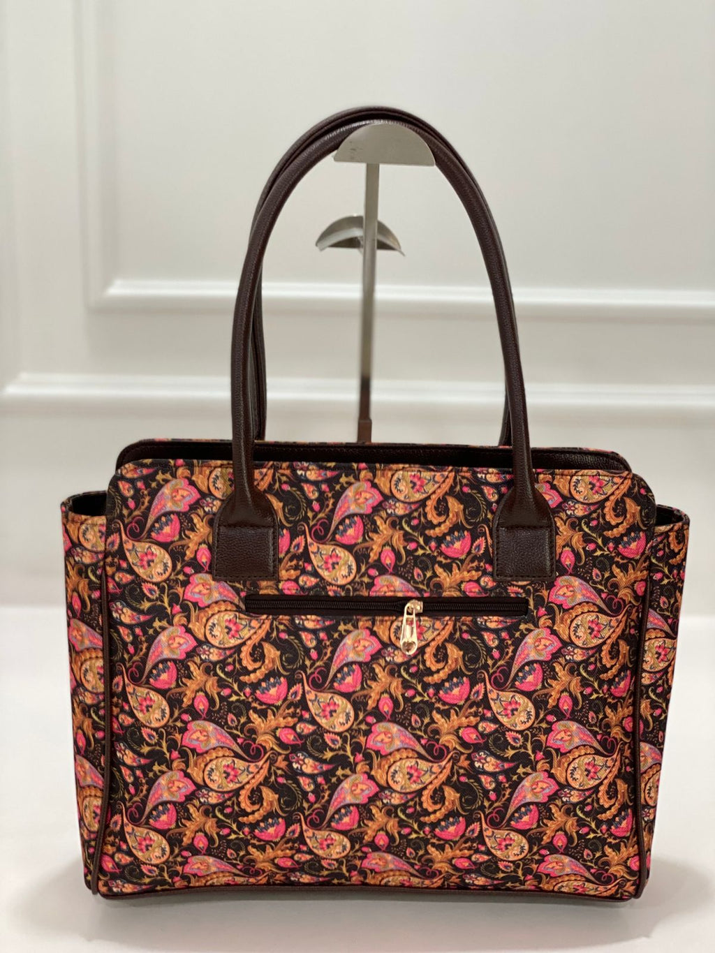 Paisley Print  Spacious Classic Office bag with laptop partition