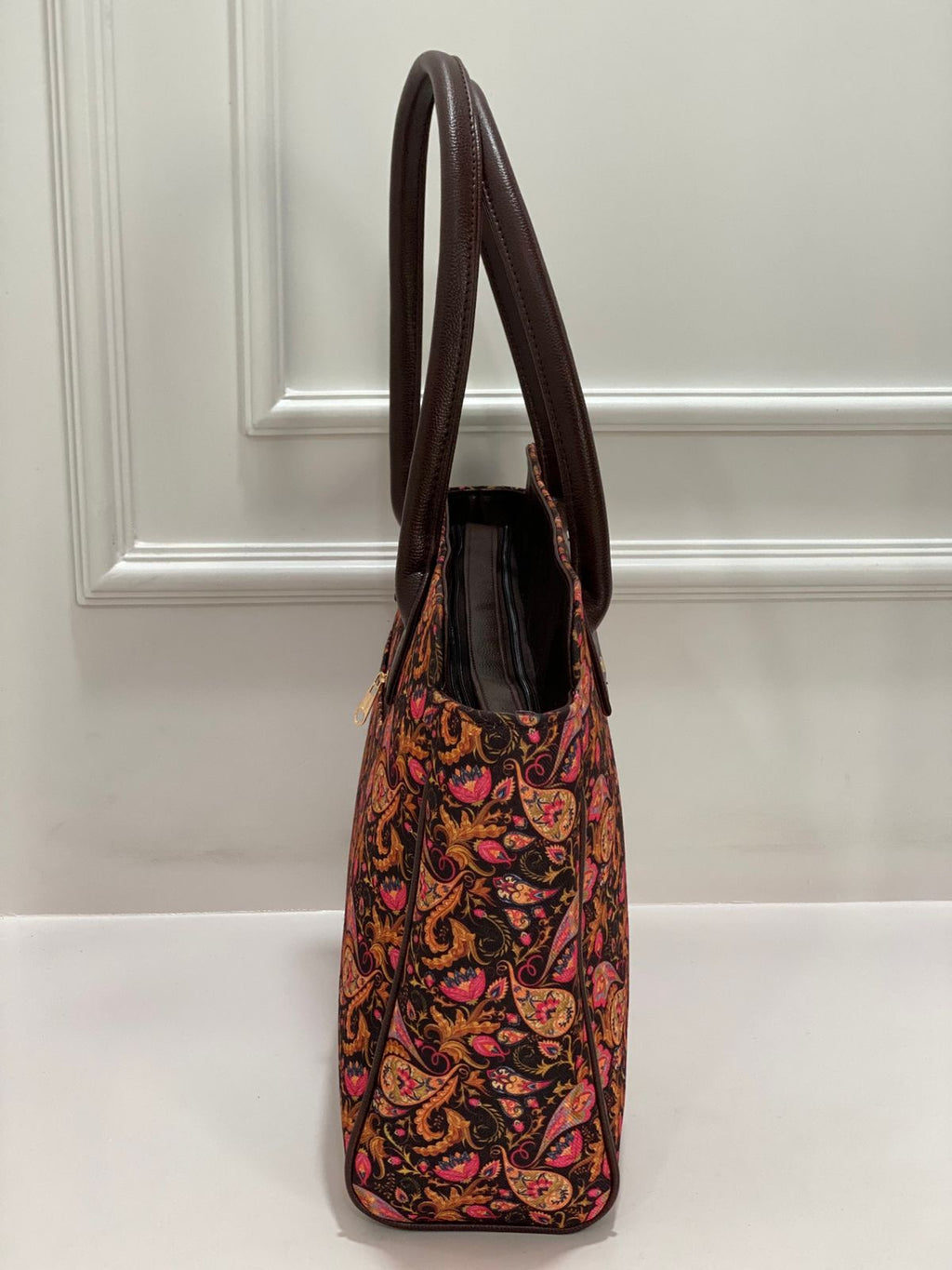 Paisley Print  Spacious Classic Office bag with laptop partition