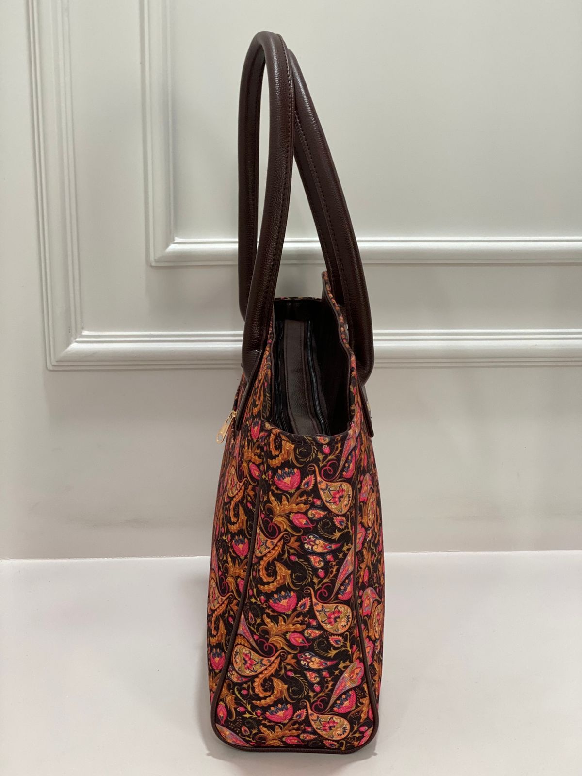 Paisley Print  Spacious Classic Office bag with laptop partition