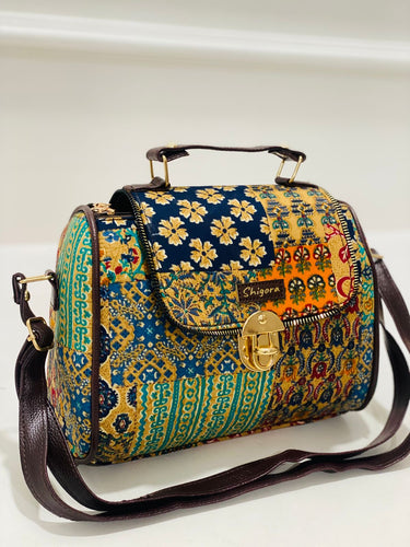 Shigora Boho Patchwork Printed Handbag - Alternative view