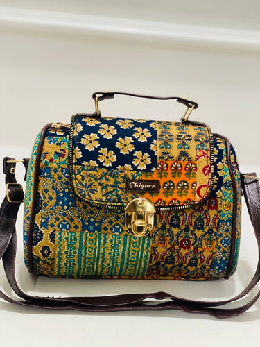 Shigora Boho Patchwork Printed Handbag