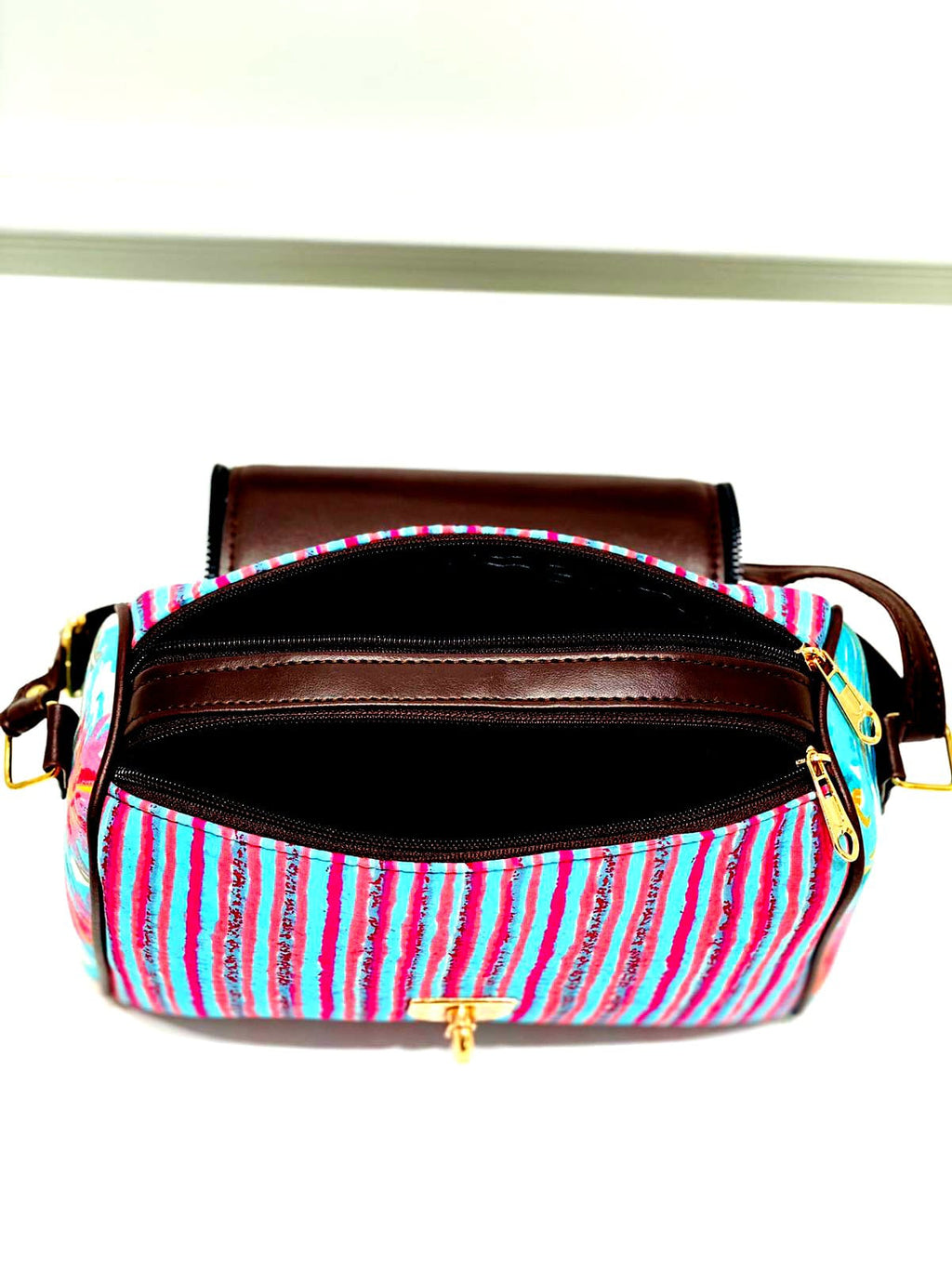 Shigora Multicolor Tropical Print Sling Handbag for Women