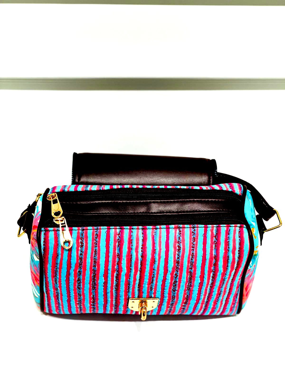 Shigora Multicolor Tropical Print Sling Handbag for Women