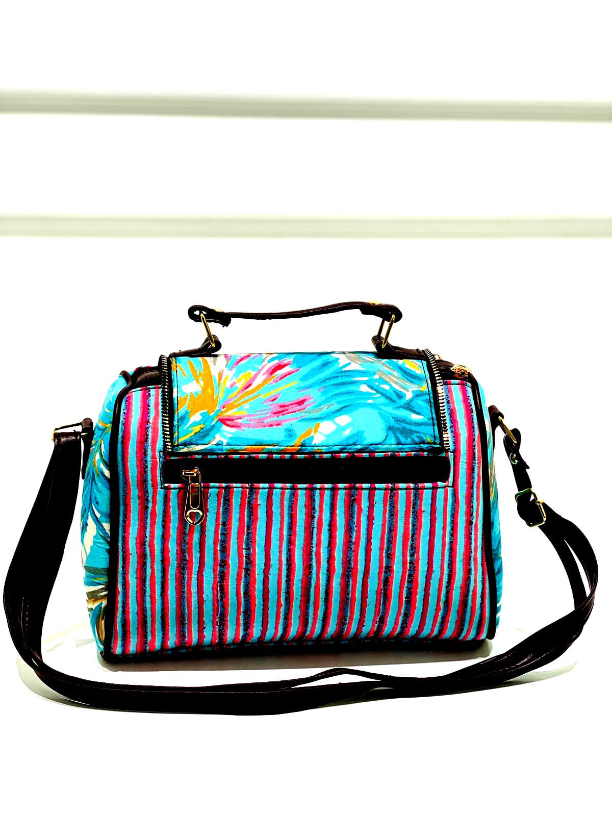 Shigora Multicolor Tropical Print Sling Handbag for Women
