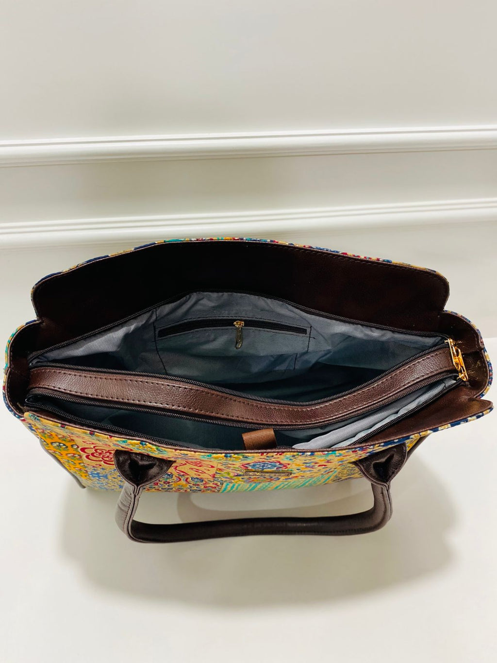 Yellow Sunshine Spacious Classic Office bag with laptop partition