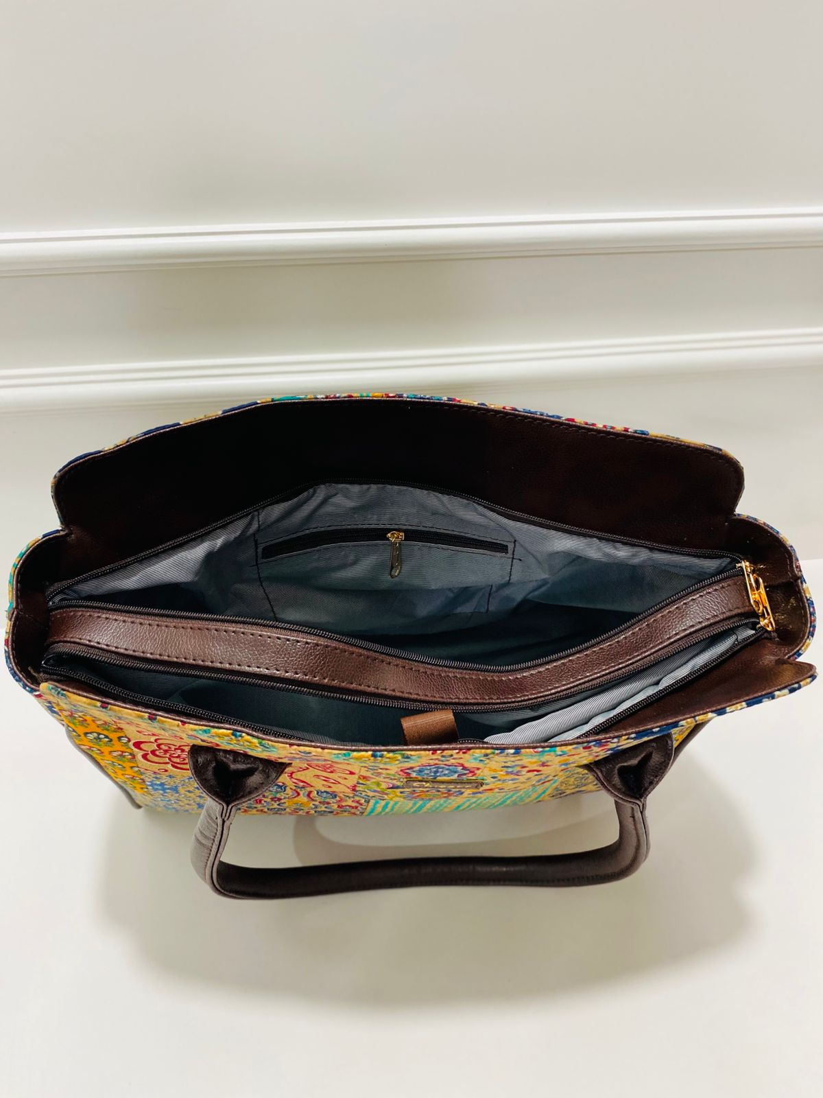 Yellow Sunshine Spacious Classic Office bag with laptop partition