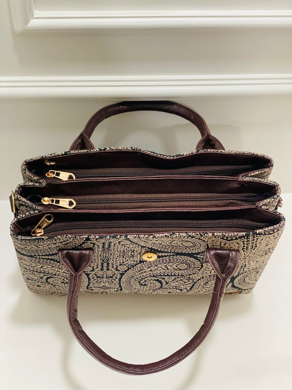 Black Mandala Triple Tier