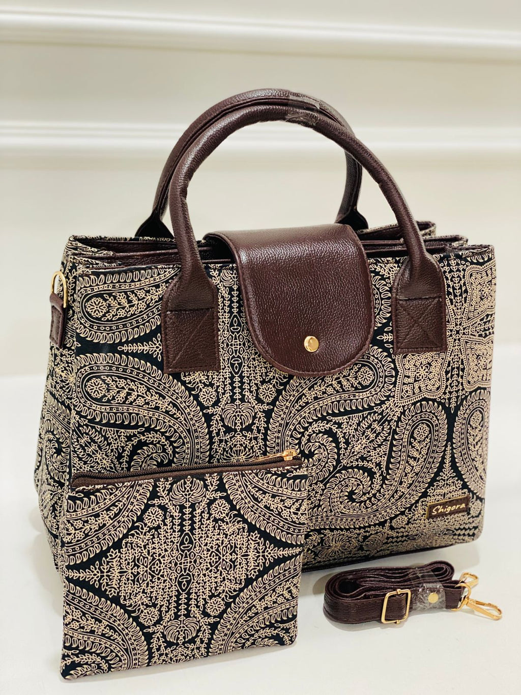 Black Mandala Triple Tier