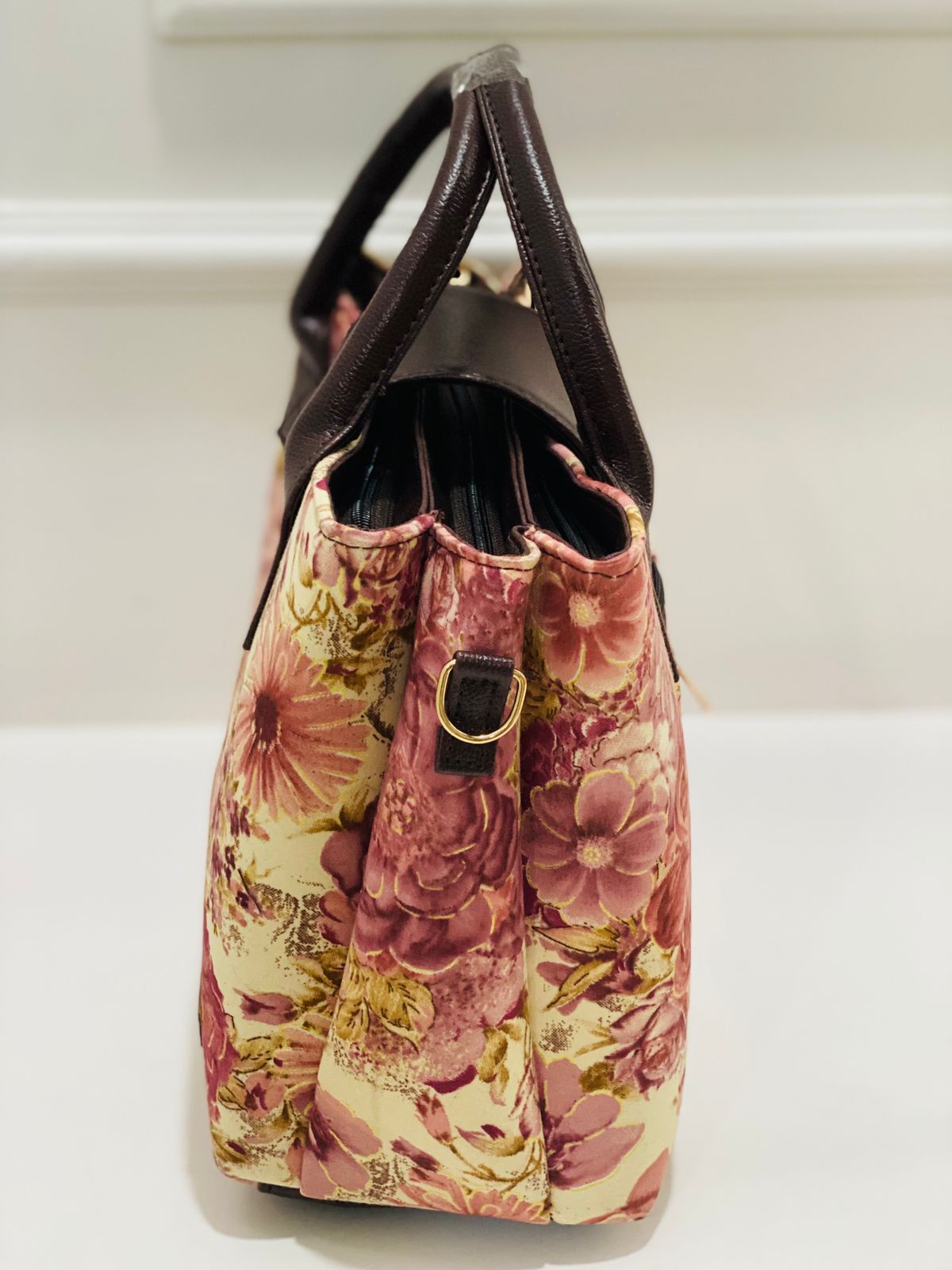 Pink Floral Triple Tier