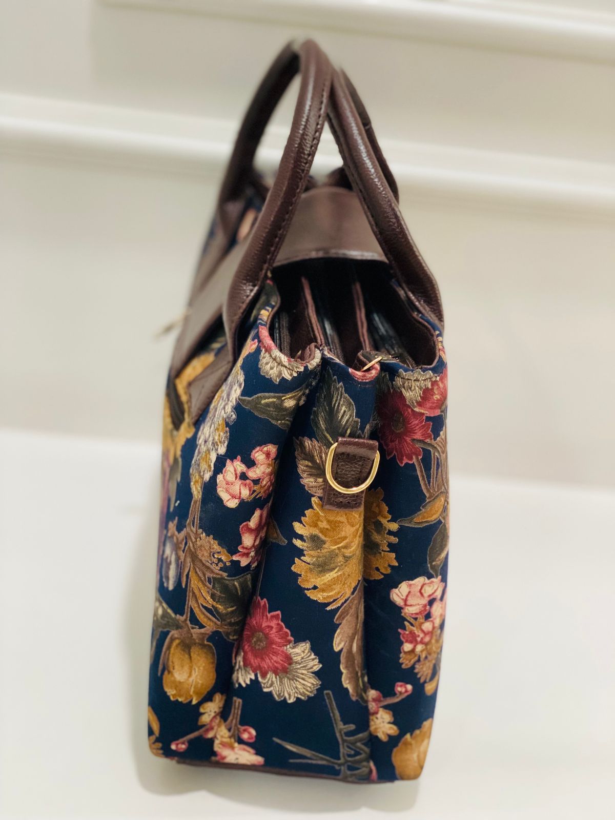 Black  Floral Triple Tier