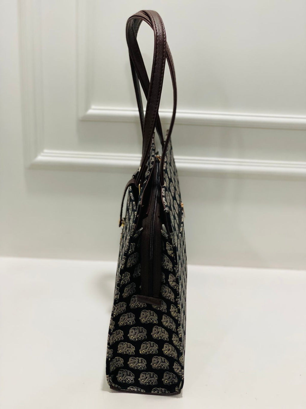 Tusky Black Laptop Statement bag with Pouch