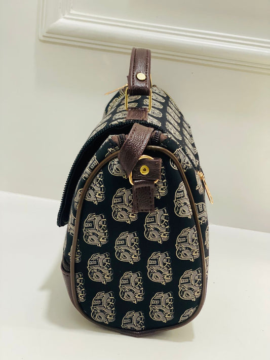 Royal Elephant Large Satchel Bag
