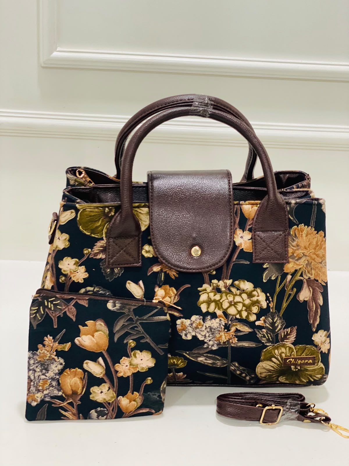 Autumn Blossom Triple Tier Bag