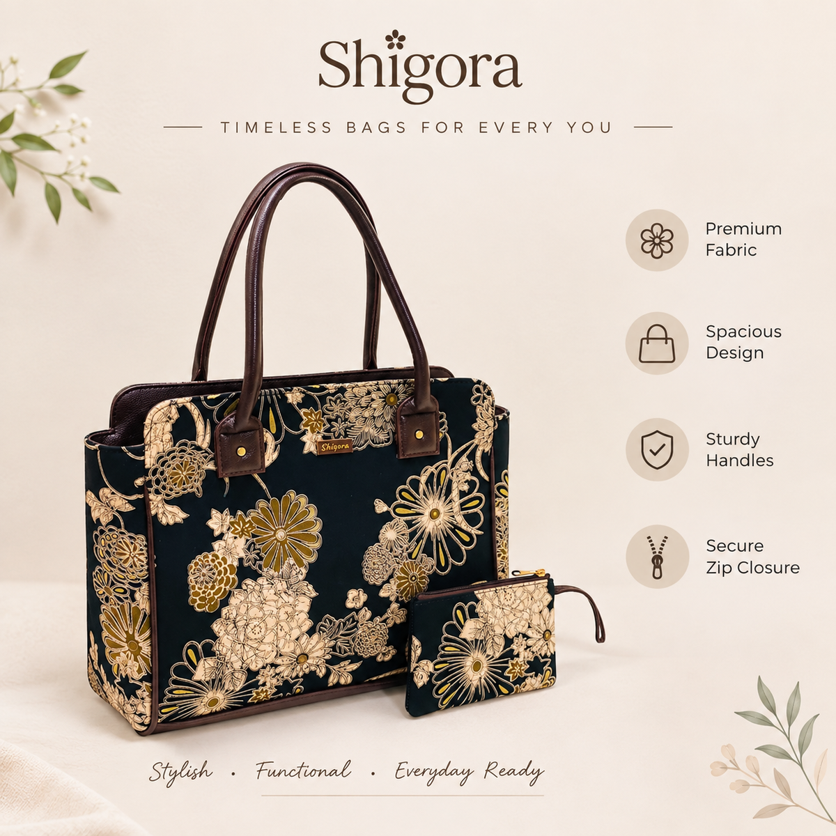 black floral by shigora — product photo 2