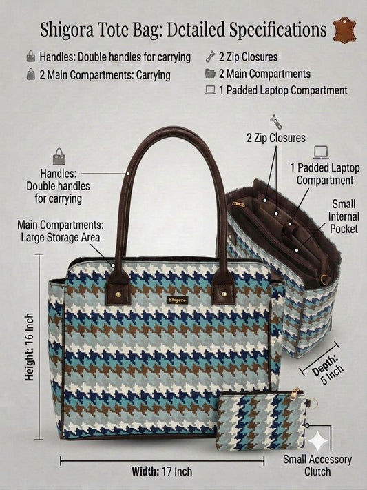 Tidal Wave Spacious Laptop Bag