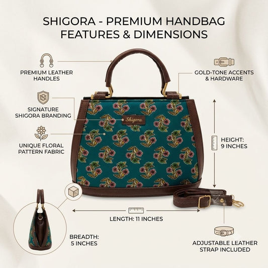 Olive Mosaic Satchel Bag