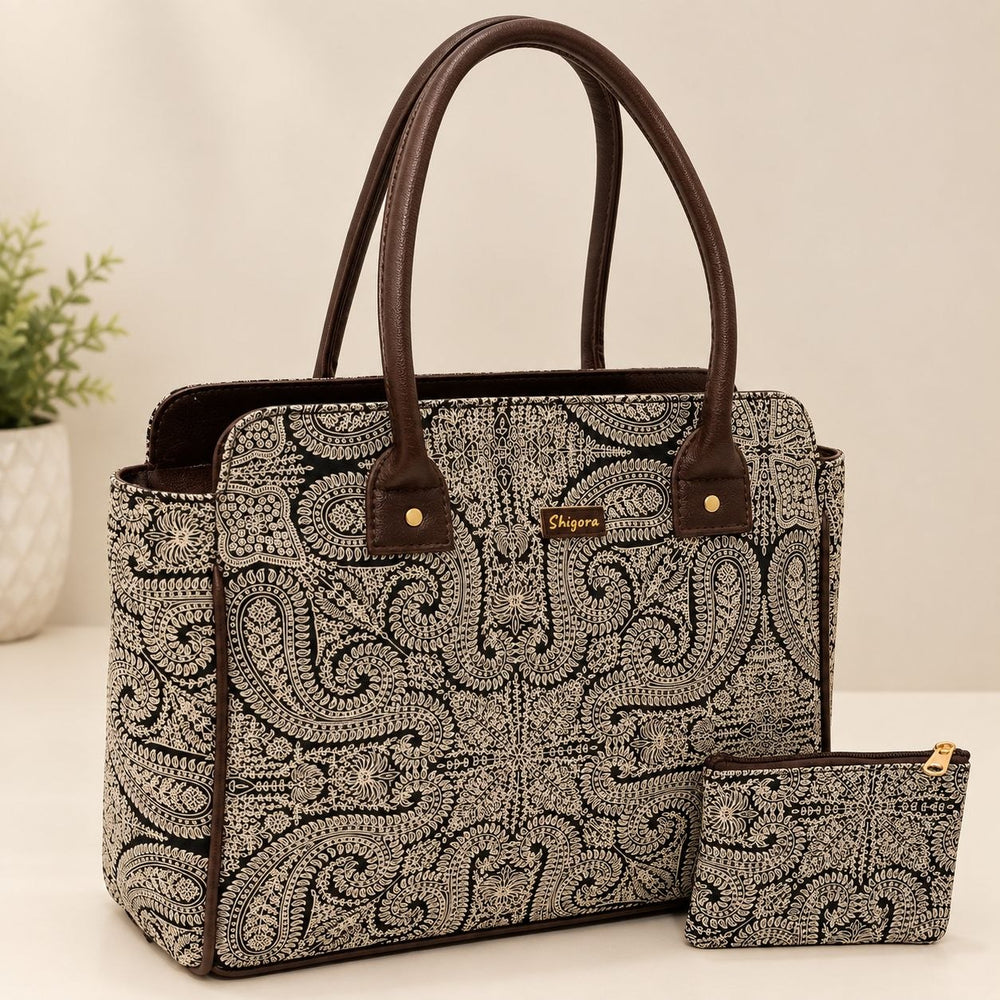 Black Mandla Spacious Laptop Bag