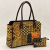 Mustard Mosaic Spacious Laptop Bag