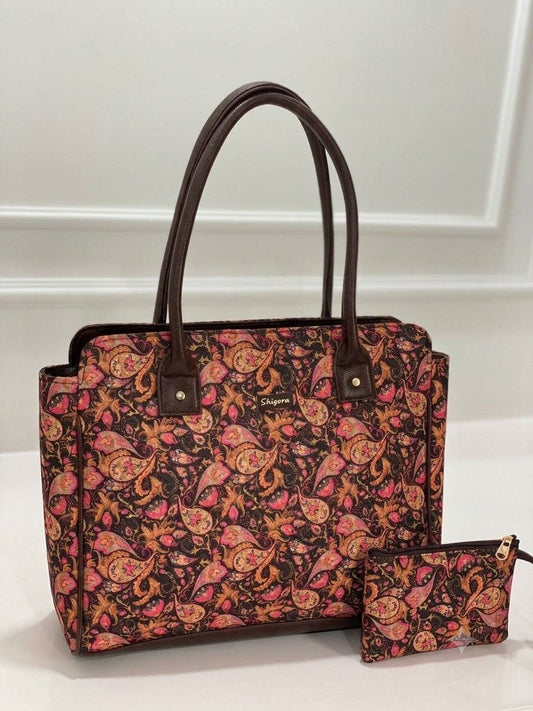 Royal Paisley Spacious Laptop Bag