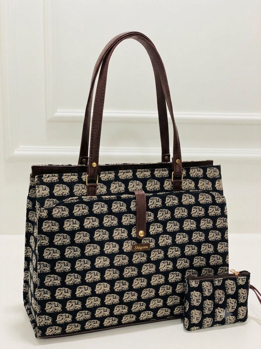 Royal Elephant Statement Laptop Bag