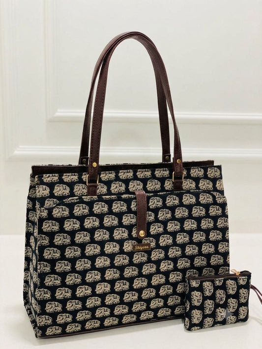 Royal Elephant Statement Laptop Bag
